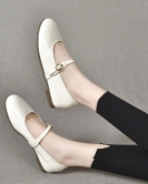 Mary Zhen Shoes Female Spring and Summer Round Bottlin, Light, Flat Flat Shoes Single Shoes Lazy Shoes