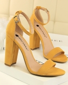 Wind women's shoes summer high heels fashion, simple thick heel high heel sexy nightclub with sandals with sandals