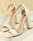 Wind women's shoes summer high heels fashion, simple thick heel high heel sexy nightclub with sandals with sandals