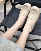 Doudou shoes female spring and summer new Chinese national style single shoes soft soles soft face round head flat bottom shoes